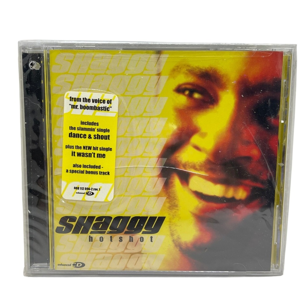Shaggy Hotshot CD Sealed 2000 It Wasn't Me Enhanced CD New w Flaw